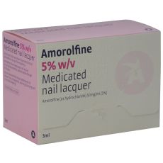 Amorolfine 5% Medicated Nail Lacquer 3ml