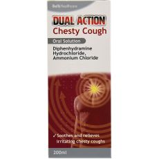 Bell's Healthcare Dual Action Chesty Cough Oral Solution 200ml