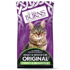 Burns Original Adult/Senior Cat Food - Turkey & Brown Rice