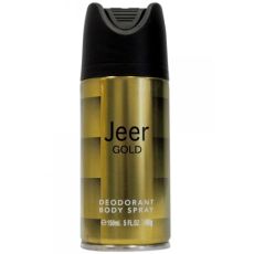 Jeer Gold Deodorant Body Spray 6x150ml
