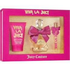 Juicy Couture Viva La Juicy Gift Set (Eau de Parfum 50ml + Eau de Parfum 10ml + Body Souffle 125ml)
