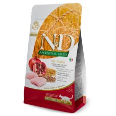 N&D Ancestral Grain Neutered Cat Food - Chicken & Pomegranate