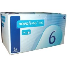 NovoFine 6mm 31G Pen Needles 100s