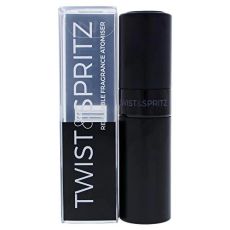 Twist & Spritz Black Refillable Fragrance Atomiser 8ml