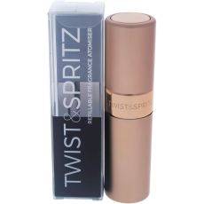 Twist & Spritz Rose Gold Refillable Fragrance Atomiser 8ml