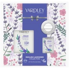 Yardley English Lavender Collection (Talc 200g + Soap 100g + Dusting Puff)