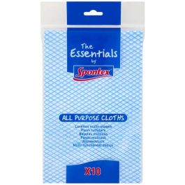 Spontex Essentials All Purpose Cloths 10s | Cleaning Products | Chemist ...