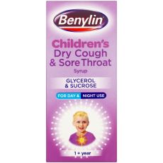 Benylin Children's Dry Cough & Sore Throat Syrup 125ml