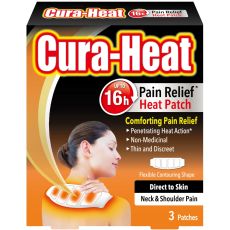 Cura-Heat Direct to Skin Neck & Shoulder Pain 3s