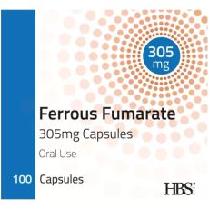 Ferrous Fumarate 305mg Capsules 100s