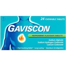 Gaviscon Peppermint Flavour Tablets (All Sizes)