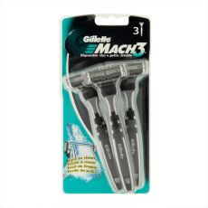 Gillette Mach 3 Manual Disposable Razor 3 Pack