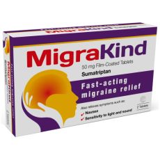 Migrakind 50mg Film-Coated Tablets 2s