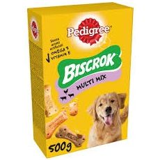 Pedigree Biscrok Biscuits Original Dog Treat - 500g x 12 Pack