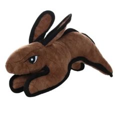 Tuffy Barnyard Junior Brown Rabbit Dog Toy