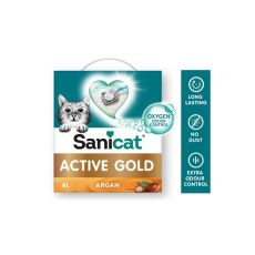 Sanicat Active Gold Argan Cat Litter - 6 Litre 