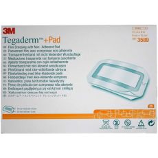 Tegaderm + Pad Film Dressing with Non-Adherent Pad 9cm x 15cm 25s (3589)